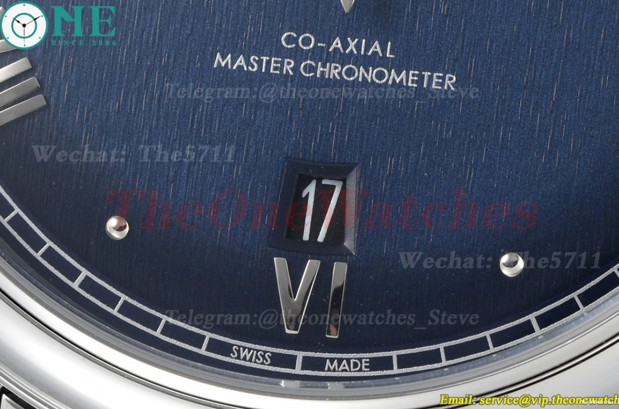 Dial LE SS Prestige Ville 40mm BLSF De A8800 Date Blue 0328
